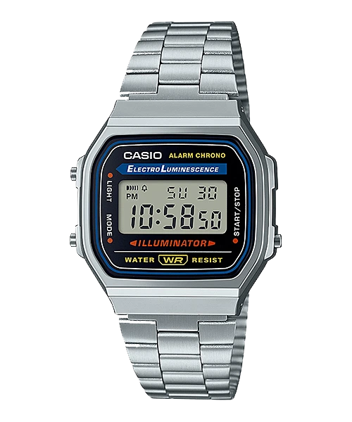 Casio A168WA-1W price in Pakistan - classic retro digital watch