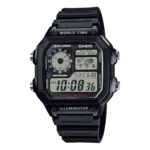 Casio AE-1200WH-1AV price in Pakistan - sporty world time digital watch