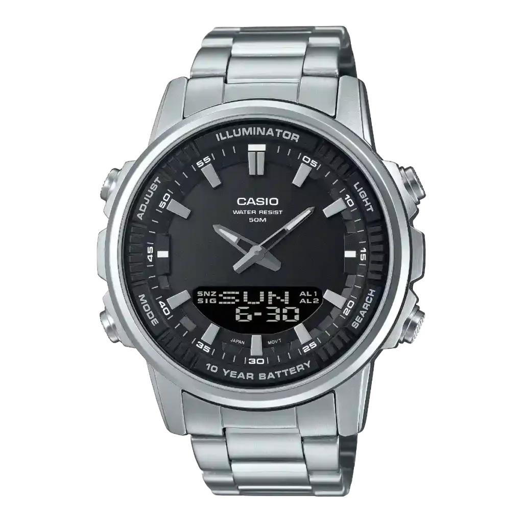 Casio AMW-880D-1AV price in Pakistan - analog digital combi watch