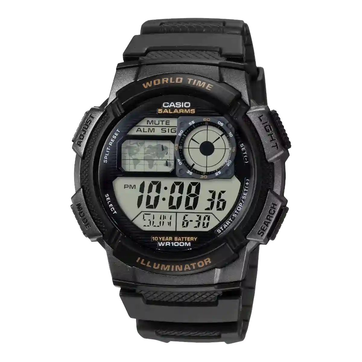 CASIO AE-1000W-1AV Casio AE-1000W-1AV price in Pakistan - world time digital watch