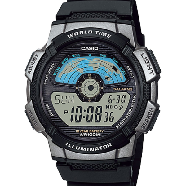 Casio AE-1100W-1AV price in Pakistan - world time sports watch