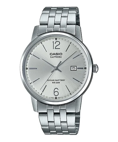 Casio MTS-110D-7AVDF price in Pakistan - silver sapphire crystal watch