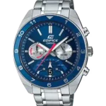 Buy the Casio Edifice EFV-590D-2AV in Pakistan at Timespot.pk. Sporty blue chronograph with red accents & 100m WR. Order online now!