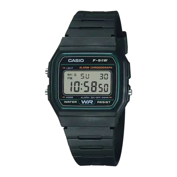 Casio F-91W-3DG price in Pakistan - classic square digital watch