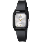Casio LQ-142E-7A price in Pakistan - silver dial black resin watch