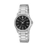 Casio LTP-1183A-1A price in Pakistan - black dial steel watch