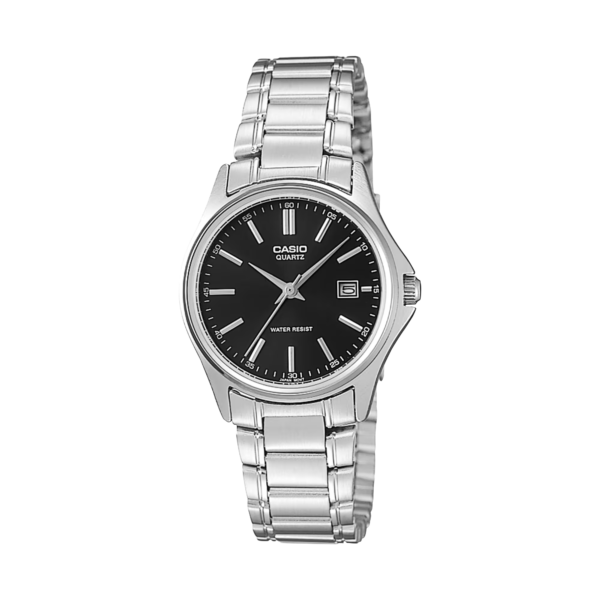 Casio LTP-1183A-1A price in Pakistan - black dial steel watch