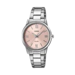 Casio LTP-1303DD-4AV price in Pakistan - pink dial ladies watch with Roman numerals