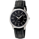 Casio LTP-1303L-1A price in Pakistan - black leather band ladies watch