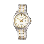 Casio LTP-1308SG-7AV price in Pakistan - two-tone ladies watch with fluted bezel