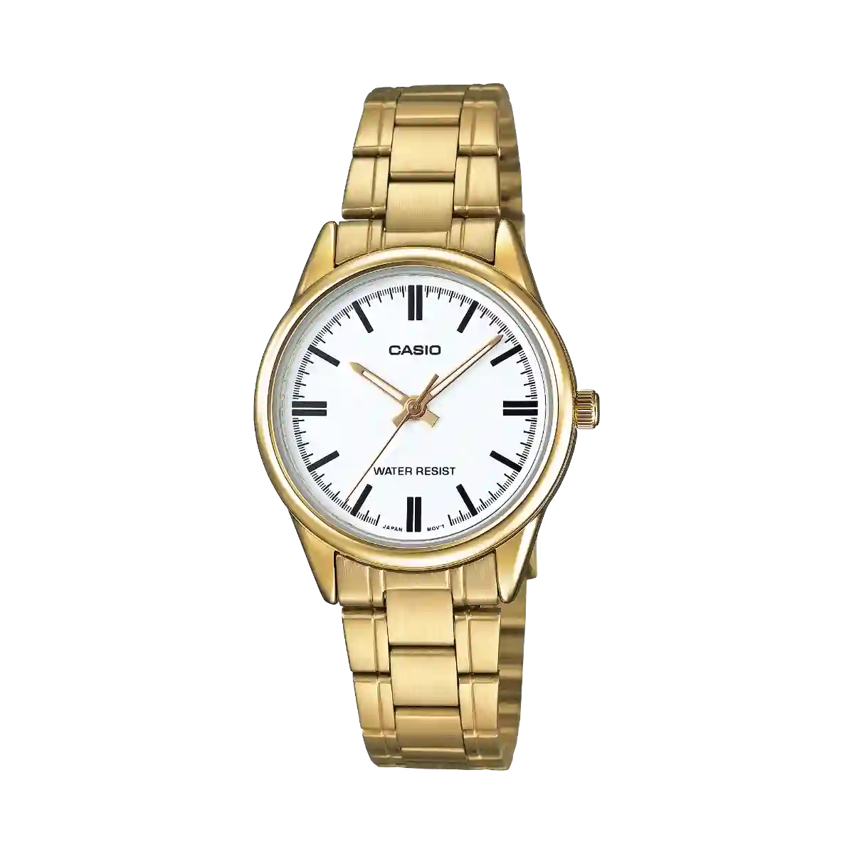 LTP-V005G-7A Casio LTP-V005G-7A women's gold stainless steel watch with white dial price in Pakistan