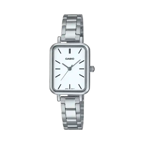 Casio LTP-V009D-7E price in Pakistan - rectangular white dial watch