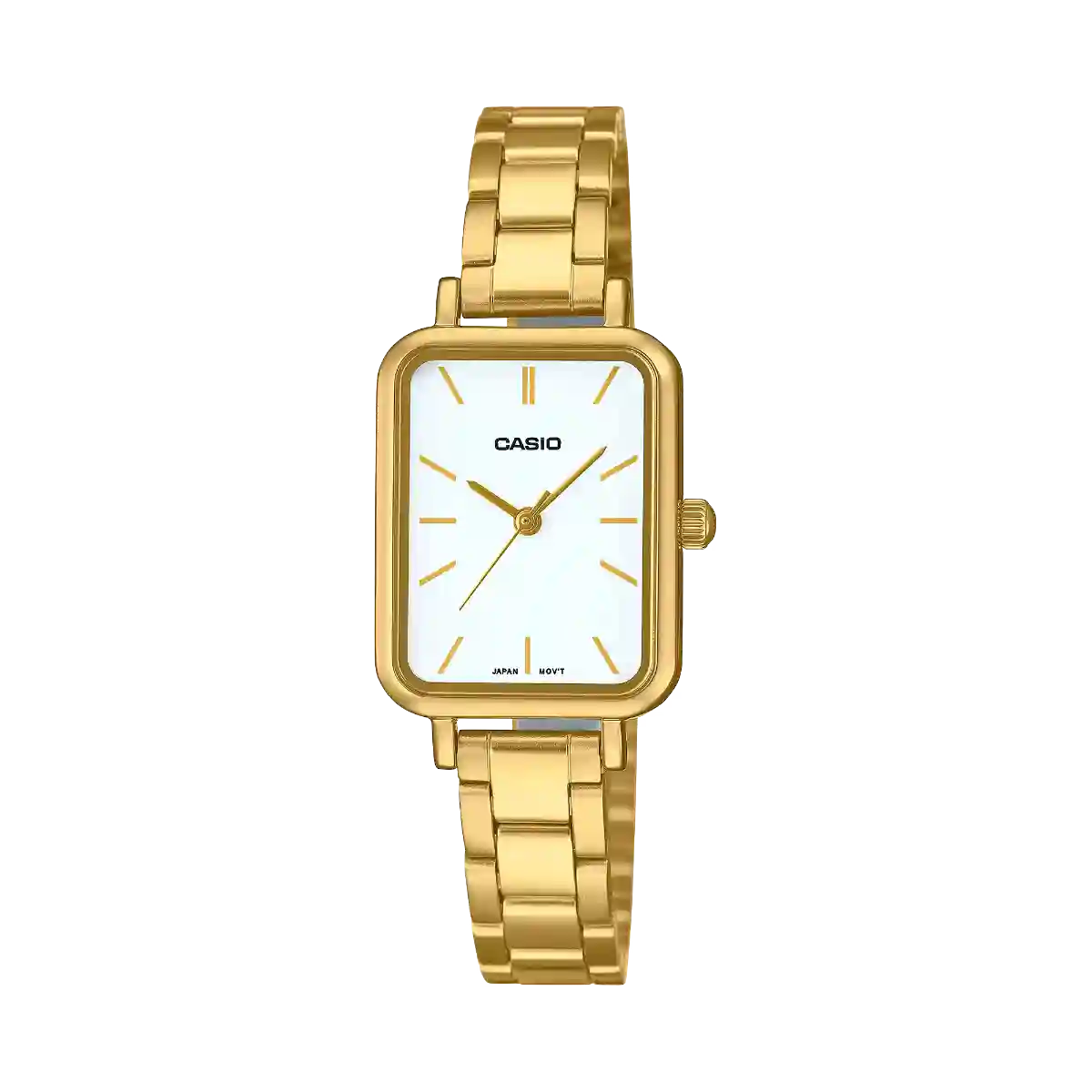 LTP-V009G-7E Casio LTP-V009G-7E price in Pakistan - gold tone rectangular watch