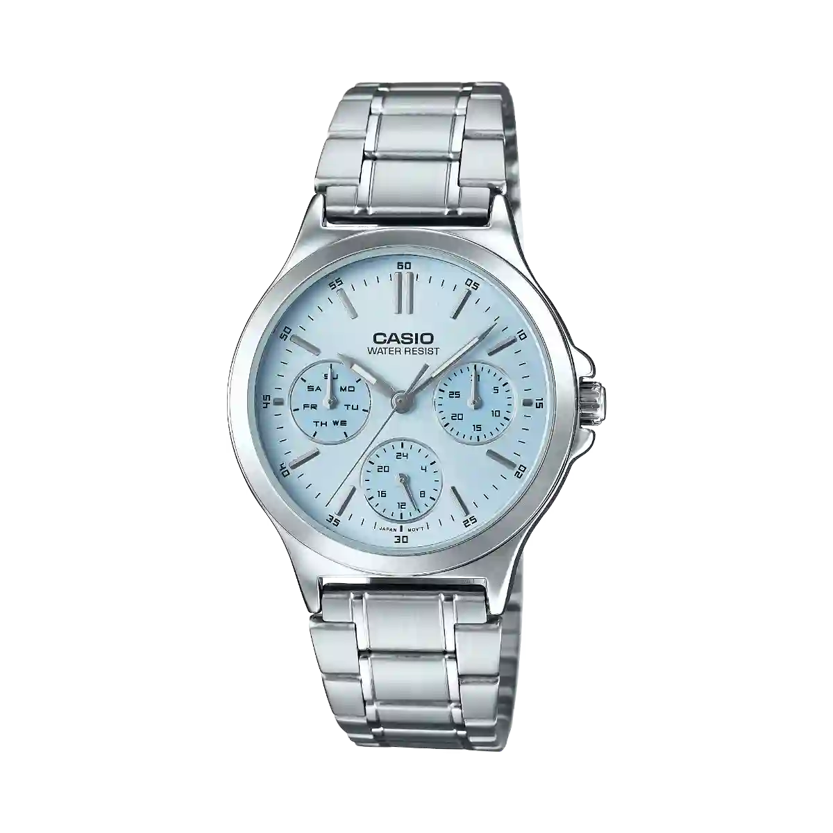 LTP-V300D-2A Casio LTP-V300D-2A price in Pakistan - multi-dial light blue watch