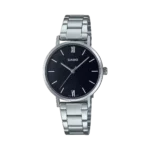Casio LTP-VT02D-1A price in Pakistan - black dial Roman numeral watch