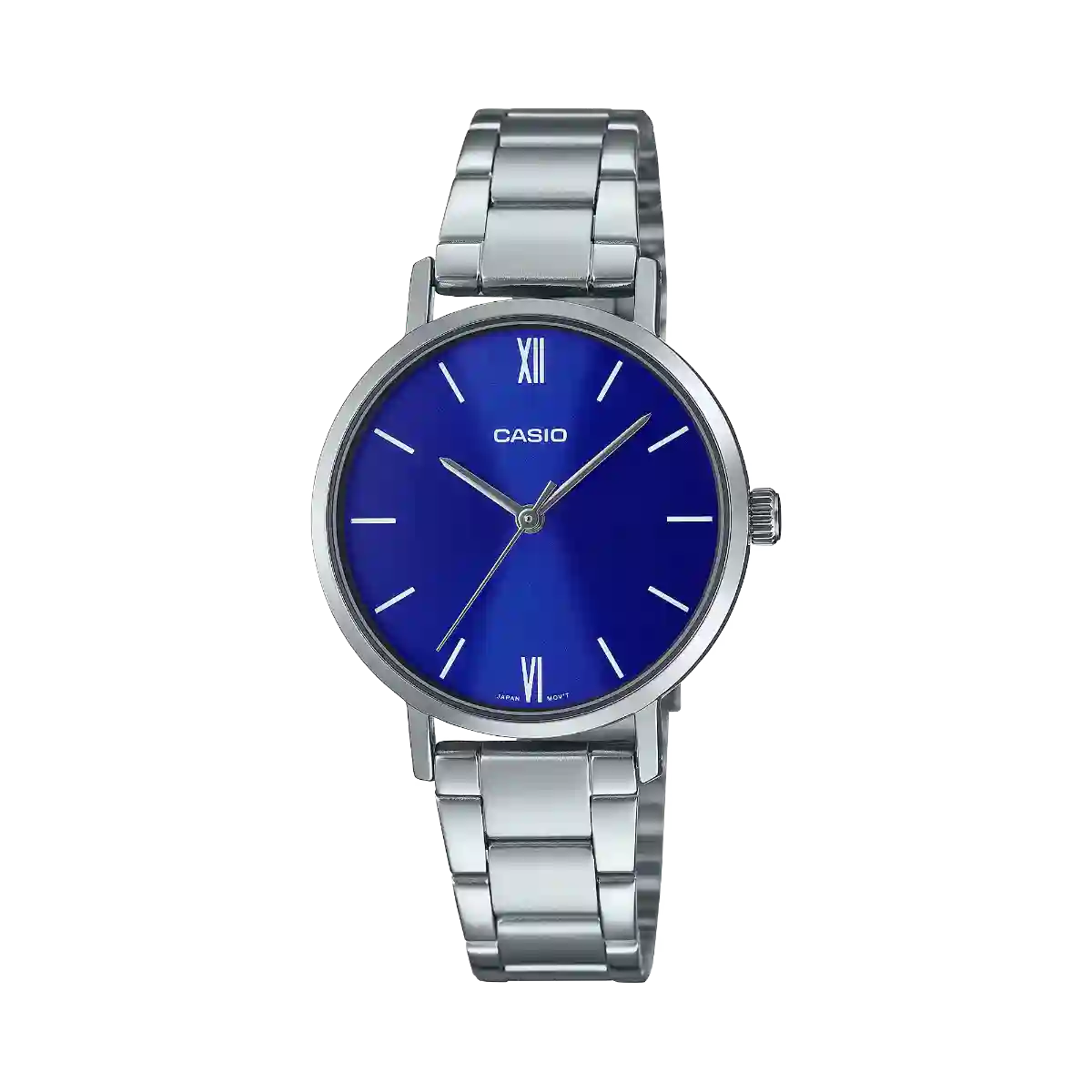 LTP-VT02D-2A Casio LTP-VT02D-2A price in Pakistan - blue dial Roman numeral watch