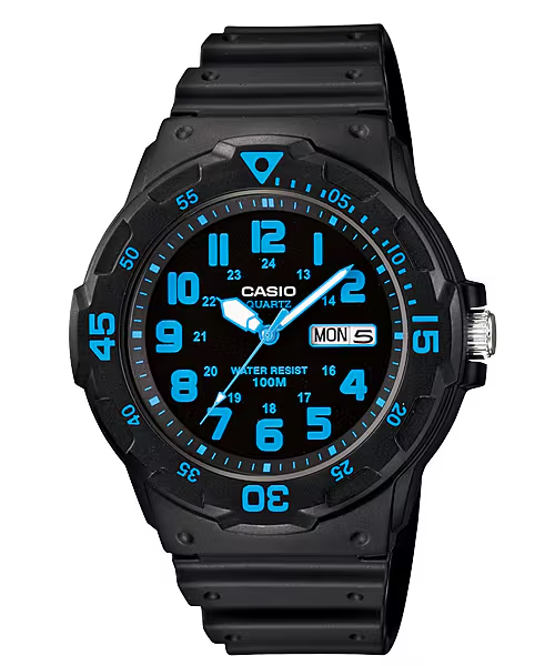 Casio MRW-200H-2BV price in Pakistan - black diver style watch