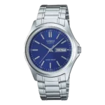 Casio MTP-1239D-2A blue dial stainless steel wrist watch for men in Pakistan