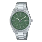 Casio MTP-1302DA-3AV green matte dial stainless steel wrist watch in Pakistan