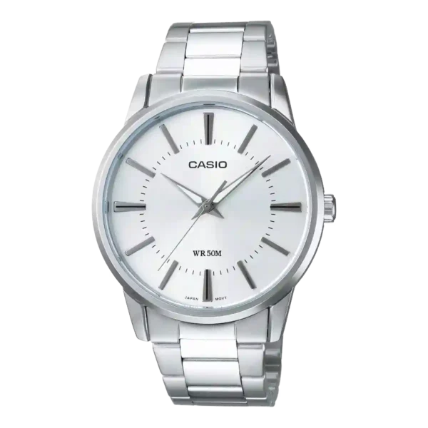 Casio MTP-1303D-7AV white dial stainless steel wrist watch for men in Pakistan