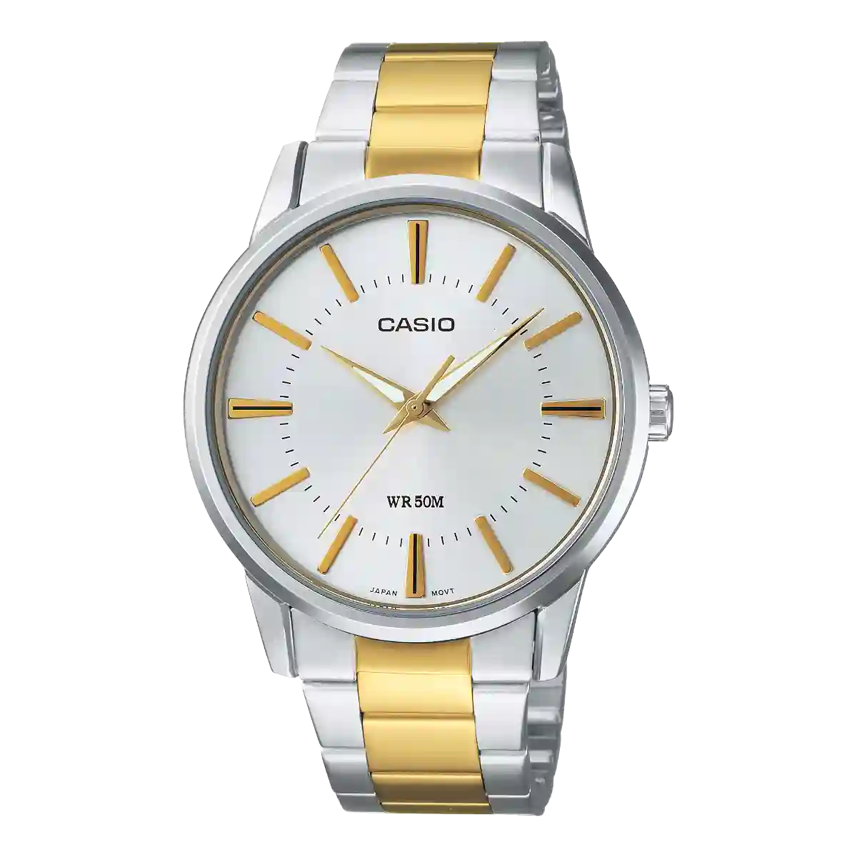 MTP-1303SG-7AV Casio MTP-1303SG-7AV two-tone gold and silver wrist watch for men in Pakistan
