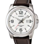 Casio MTP-1314L-7AV price in Pakistan - white dial leather strap watch