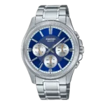 MTP-1375D-2A1V price in Pakistan - Casio multi-dial watch with blue dial