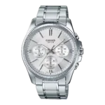 MTP-1375D-7AV price in Pakistan - Casio multi-dial watch with silver dial