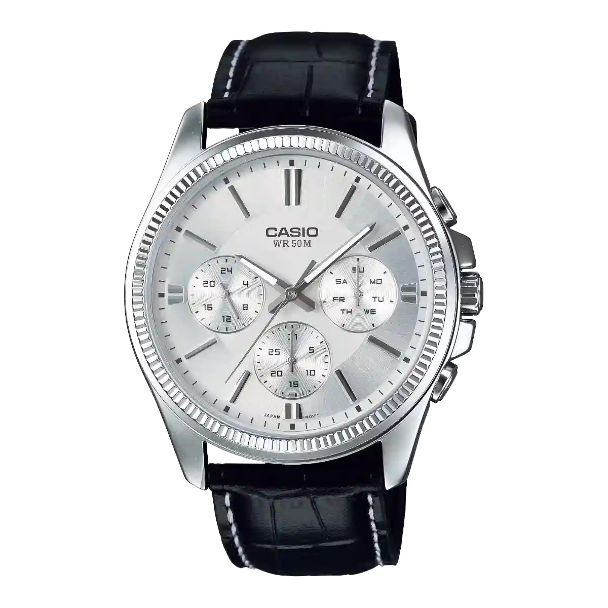 MTP-1375L-7AV MTP-1375L-7AV price in Pakistan - Casio multi-dial watch with leather band