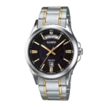 MTP-1381G-1AV price in Pakistan - Casio two-tone watch with gold accents