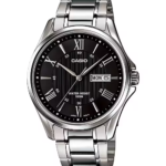 Casio MTP-1384D-1AV price in Pakistan - black dial Roman numeral watch