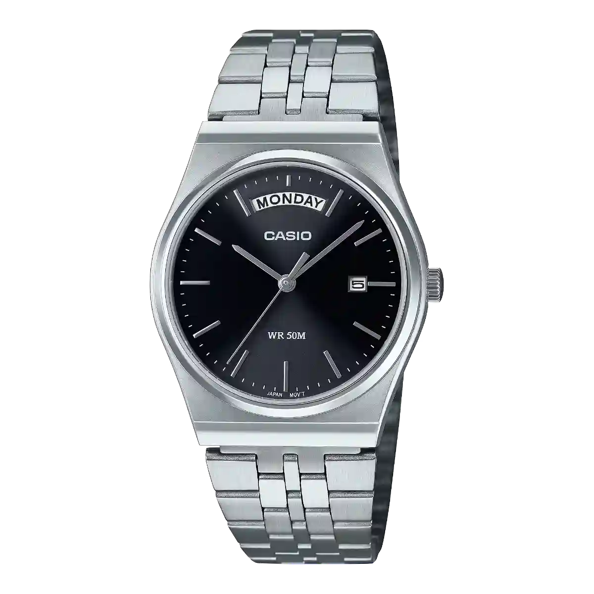 MTP-B146D-1AV Casio MTP-B146D-1AV price in Pakistan - retro black dial day date watch