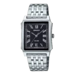 Casio MTP-B190D-1BV price in Pakistan - square black dial Roman numeral watch