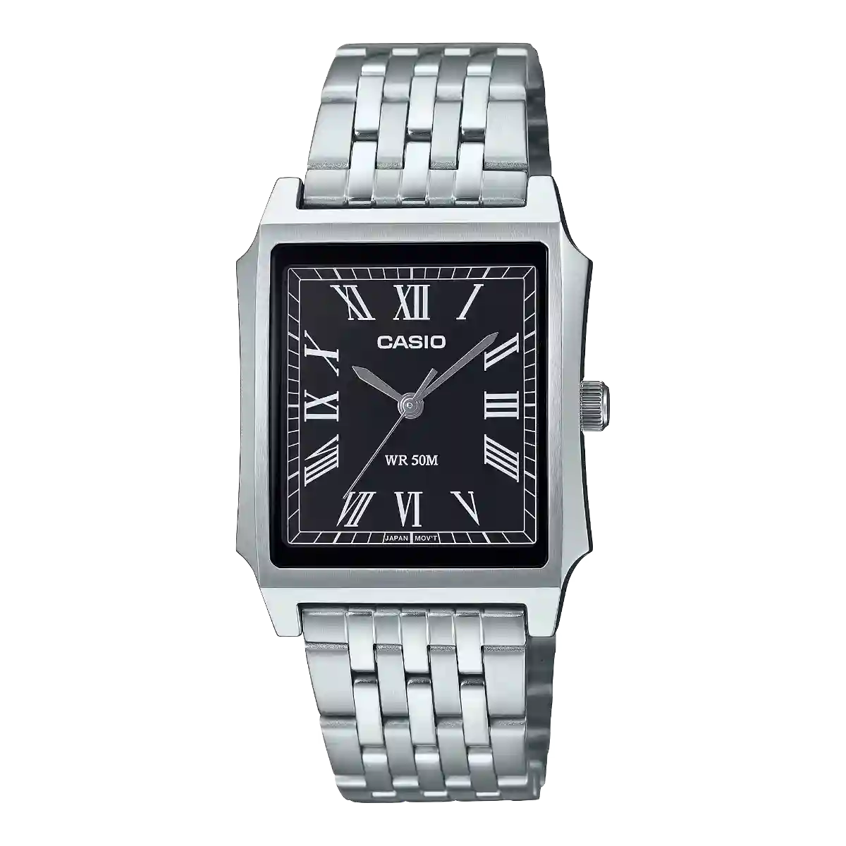 MTP-B190D-1BV Casio MTP-B190D-1BV price in Pakistan - square black dial Roman numeral watch