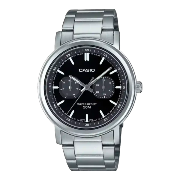 Casio MTP-E335D-1EV price in Pakistan - multi-dial black watch
