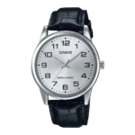 Casio MTP-V001L-7B price in Pakistan - silver dial leather band watch