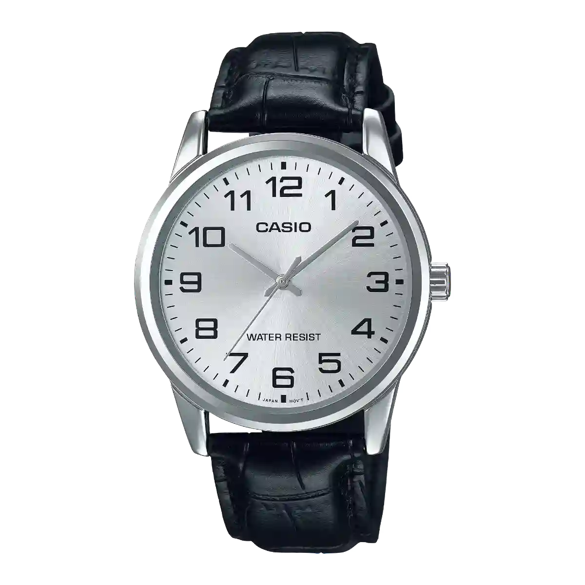 MTP-V001L-7B Casio MTP-V001L-7B price in Pakistan - silver dial leather band watch