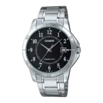 Casio MTP-V004D-1B price in Pakistan – black dial stainless steel watch