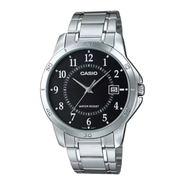 Casio MTP-V004D-1B price in Pakistan – black dial stainless steel watch