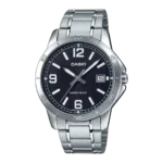 Casio MTP-V004D-1B2 price in Pakistan – black dial stainless steel watch
