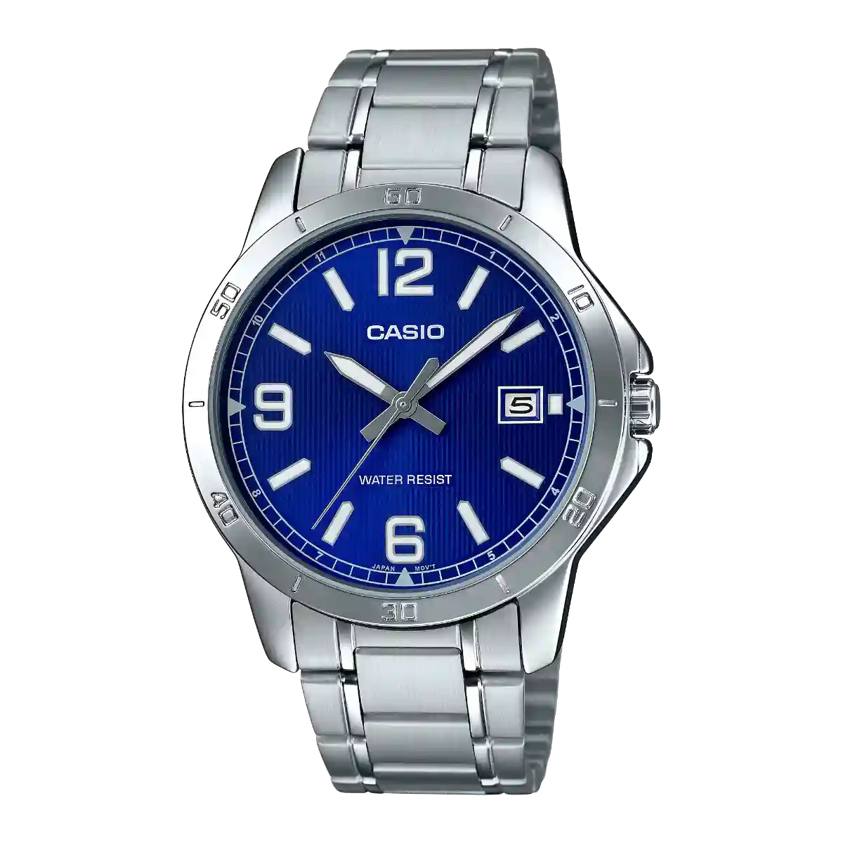 MTP-V004D-2B Casio MTP-V004D-2B price in Pakistan – blue dial stainless steel watch