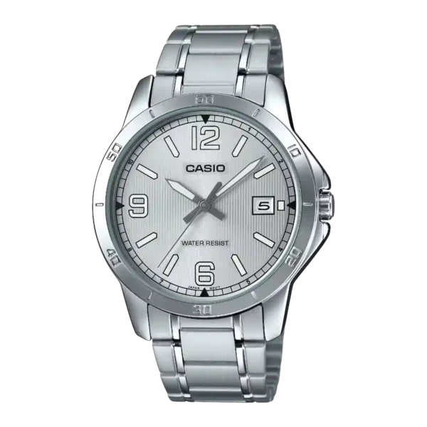 Casio MTP-V004D-7C price in Pakistan – silver dial stainless steel watch