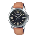 MTP-V004L-1B2 price in Pakistan - Casio field watch with tan leather band