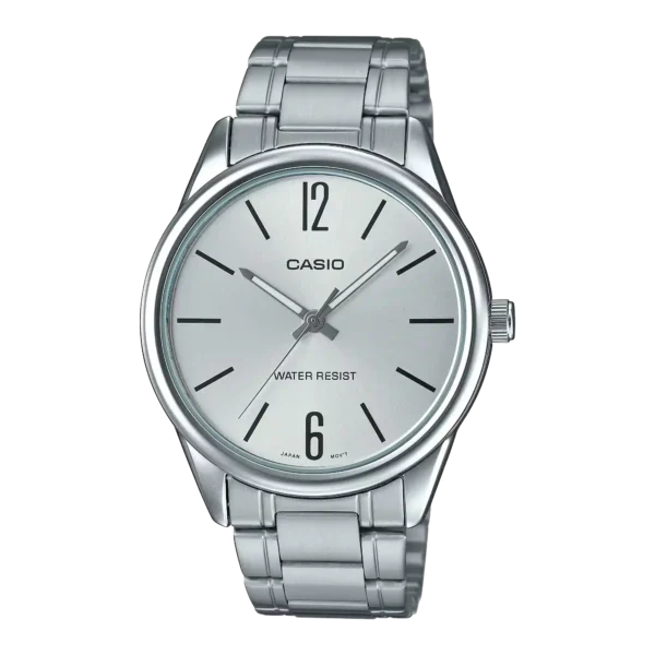 MTP-V005D-7B price in Pakistan - Casio watch with silver dial and steel band