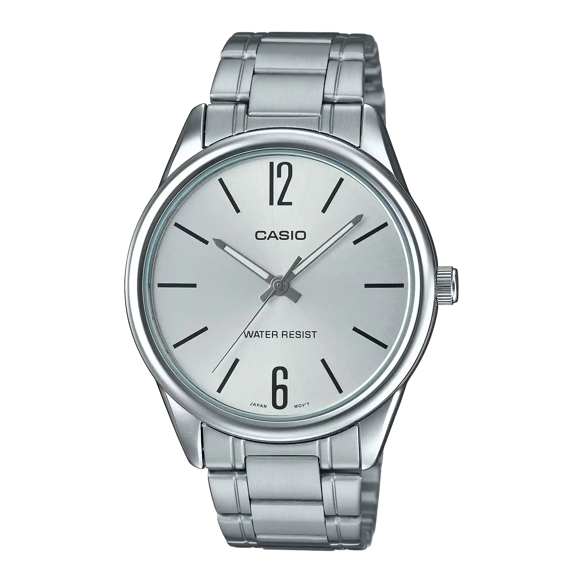 MTP-V005D-7B MTP-V005D-7B price in Pakistan - Casio watch with silver dial and steel band