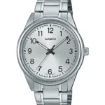 MTP-V005D-7B4 price in Pakistan – Casio silver dial Arabic numeral steel watch
