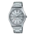 MTP-V006D-7C price in Pakistan – Casio silver bar index steel watch with day and date
