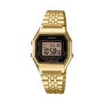 Casio LA680WGA-1 price in Pakistan gold tone unisex digital watch with steel bracelet
