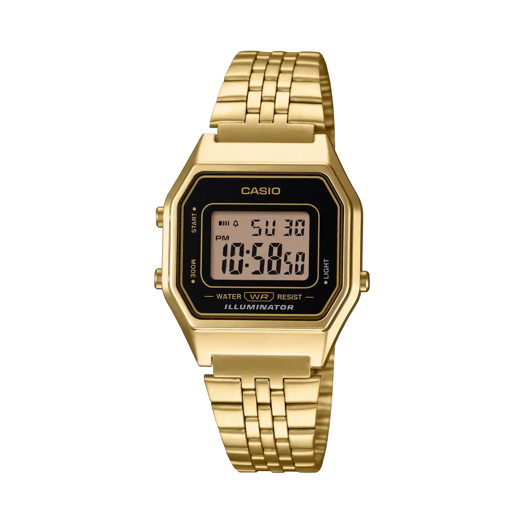 LA680WGA-1 Casio LA680WGA-1 price in Pakistan gold tone unisex digital watch with steel bracelet