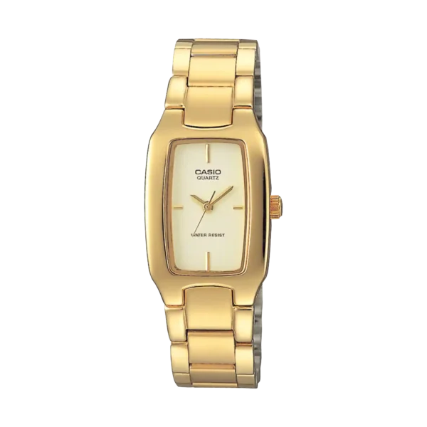 Casio LTP-1165N-9CR price in Pakistan – gold tone ladies watch with cream dial
